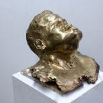 cast bronze bust