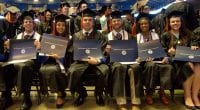 Graduates at UT Arlington's College of Engineering Commencement 2015