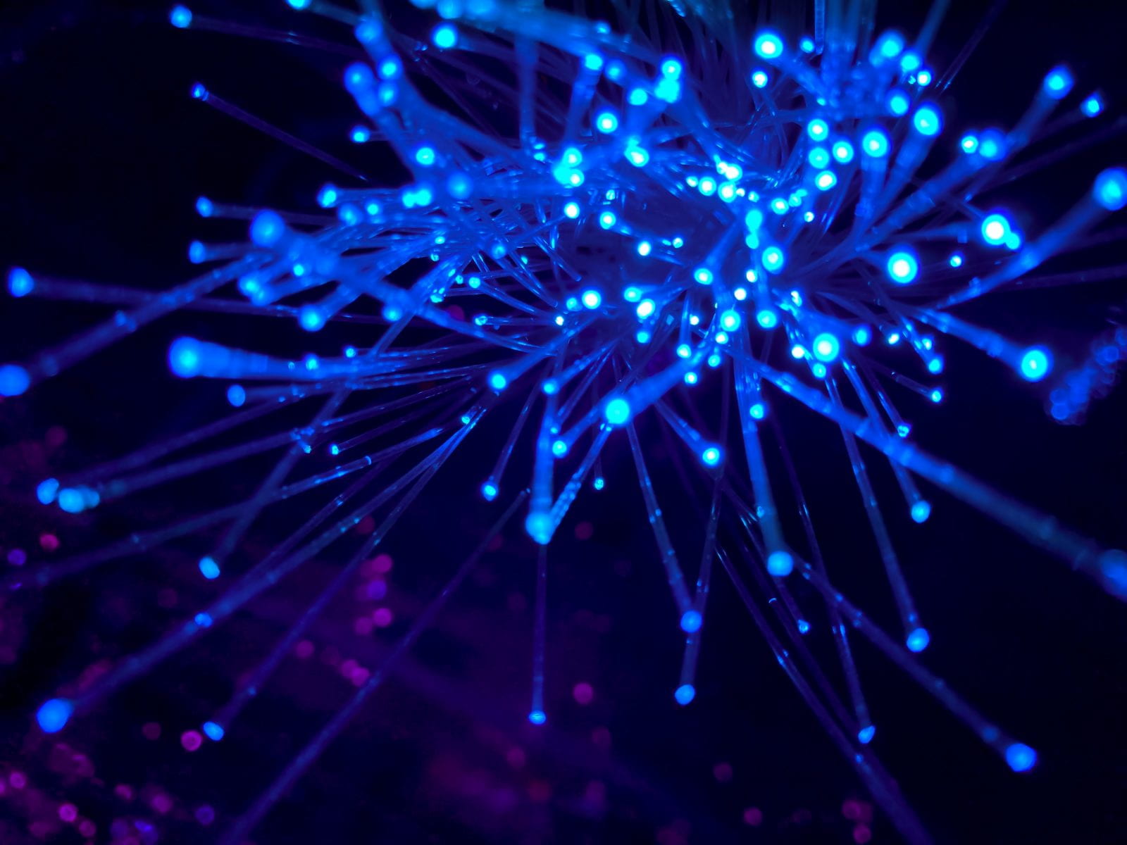 abstract image of fiber optic cable network