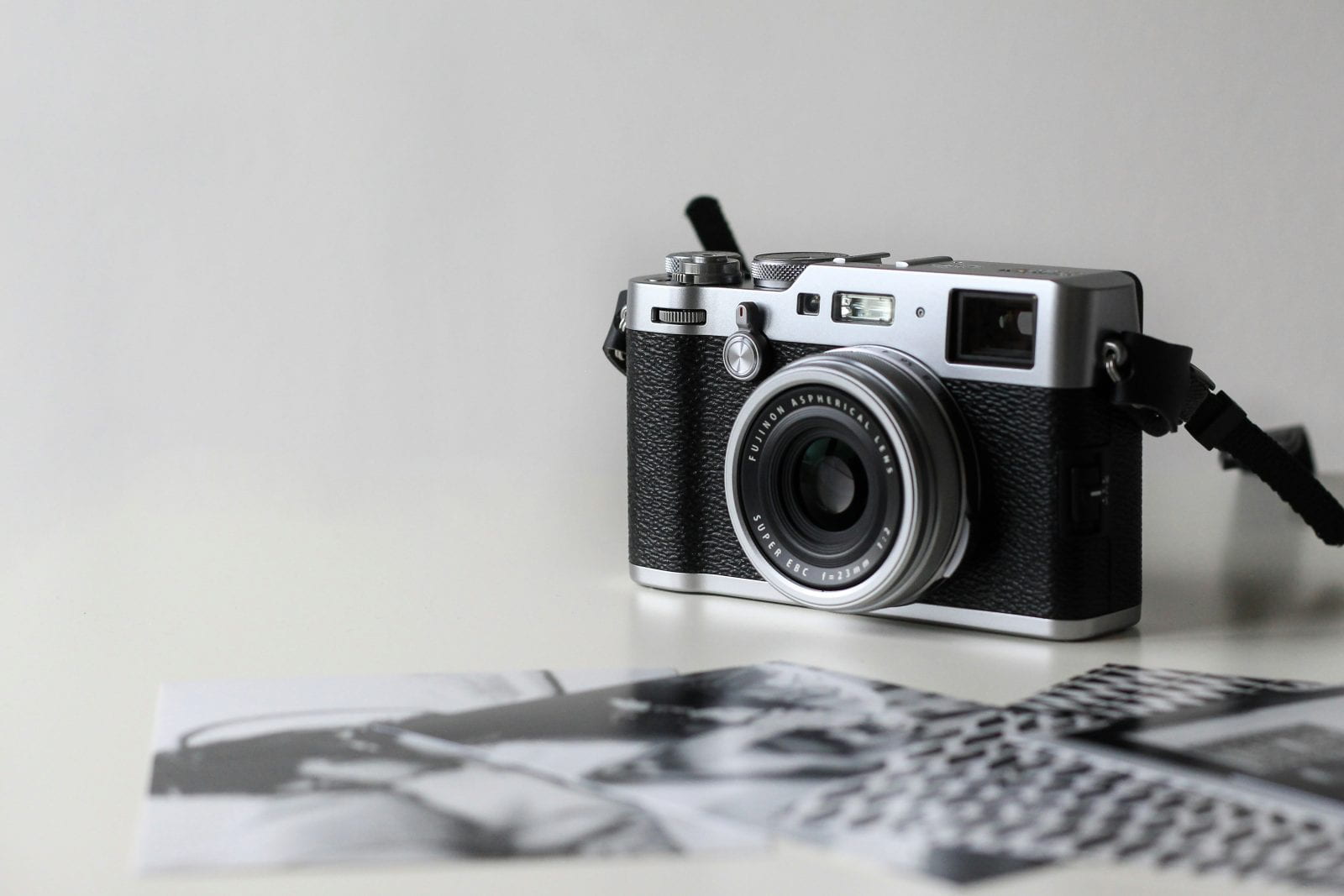 Black and gray film camera